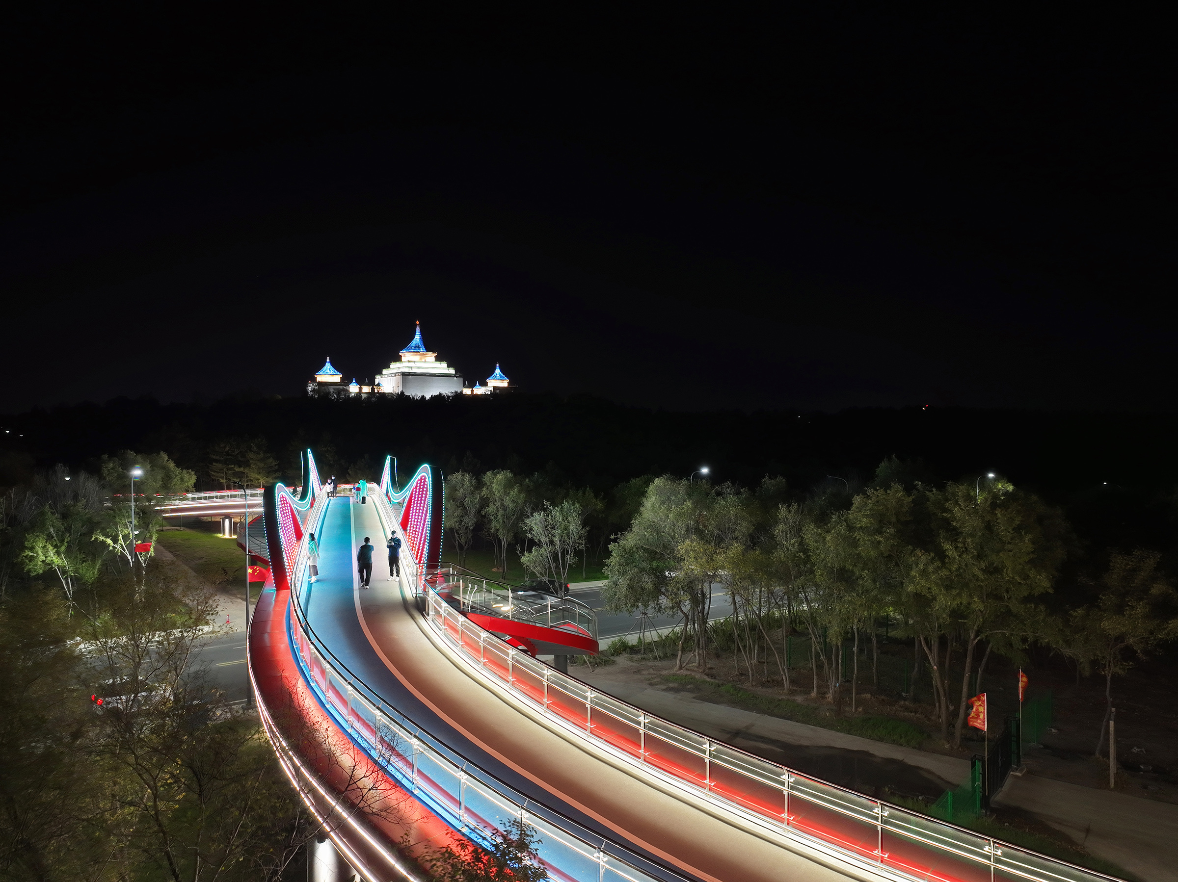 扎萨克街成庙景观天街丨蒙古丨HITAD-35