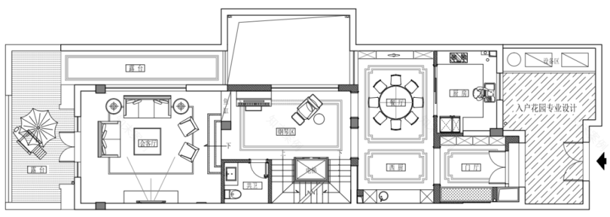 植物爱好者的天然氧吧 · 杭州 400㎡四层排屋新中式设计丨中国杭州丨铭品装饰-60