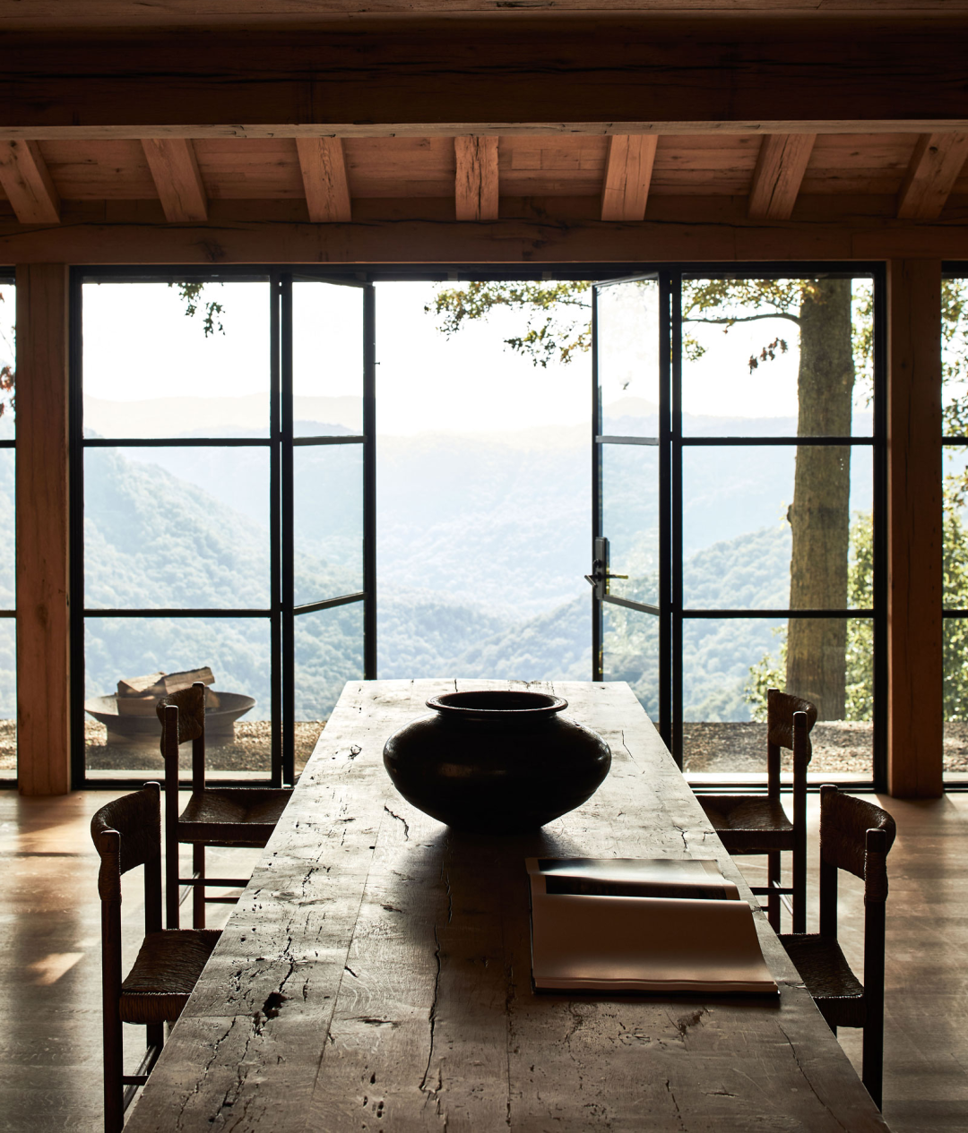 Betsy’s Cabin 私人木制小屋丨美国北卡罗来纳丨Paul Bates Architects-8