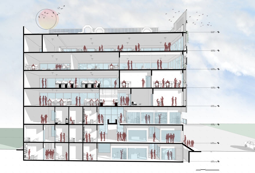 Veiled commercial comple·丨印度班加罗尔丨A.J Architects-30