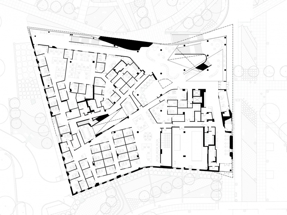 摩根州立大学学生服务中心丨美国巴尔的摩丨Teeple Architects+GWWO Architects-76