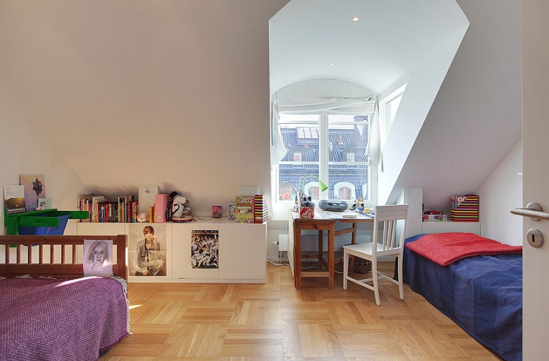 Scandinavian Design Impressive Attic Penthouse in Östermalm, Stockholm-33