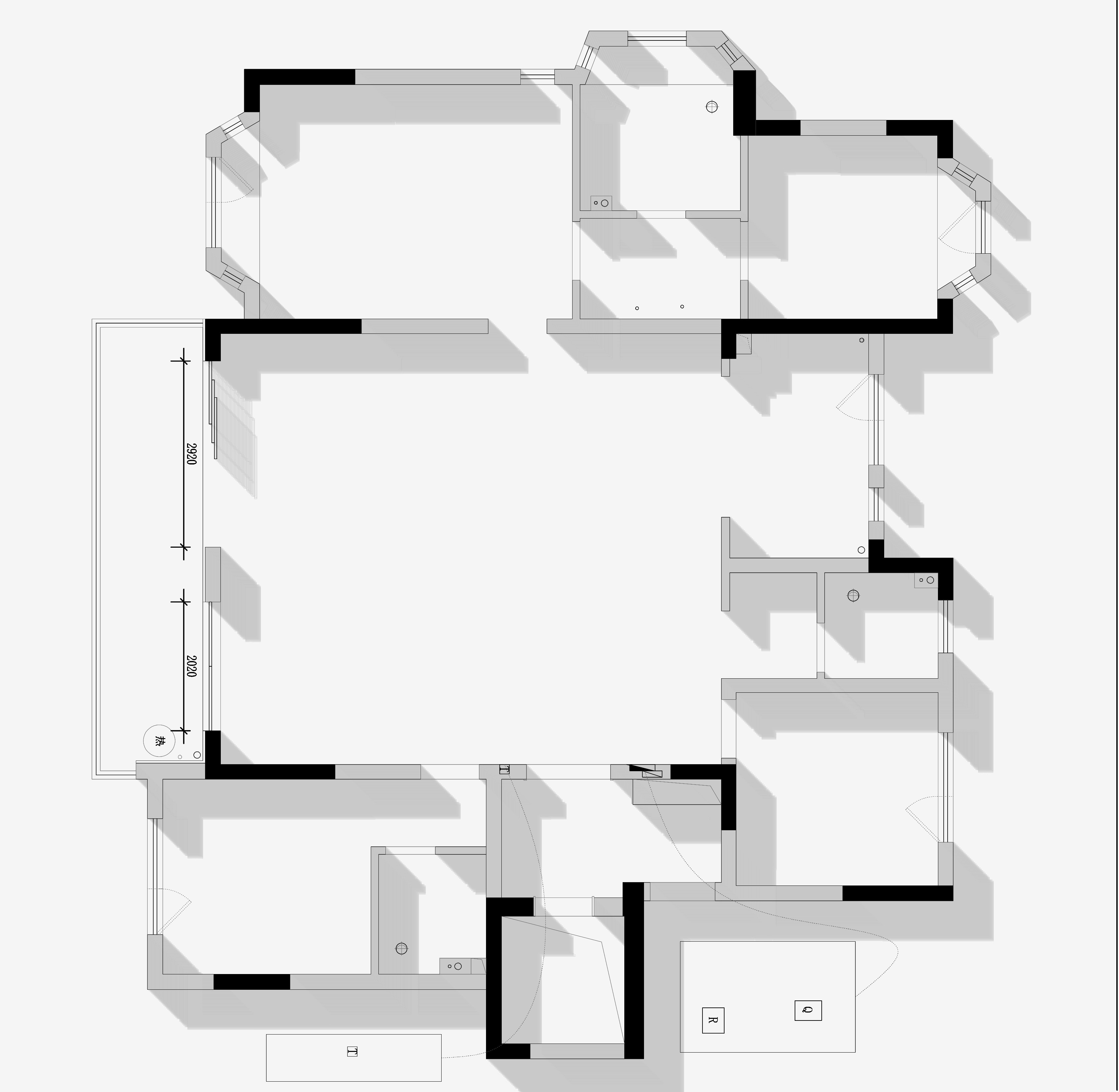 170㎡大平层美式风设计丨中国合肥丨飞墨设计组-21