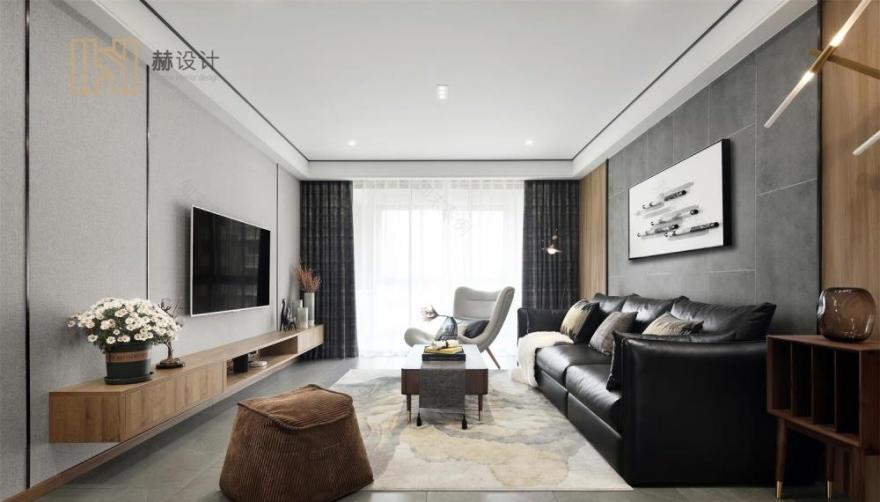 赫设计 · 无锡简约家居案例 · 现代简约风格-4