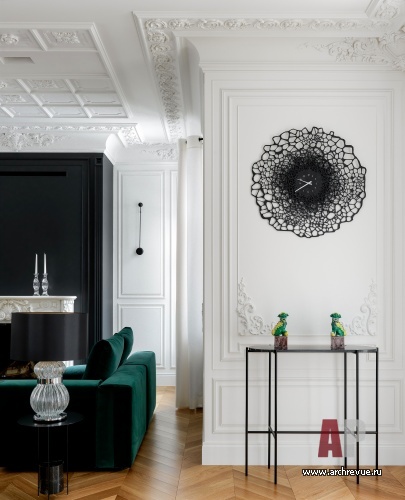 莫斯科郊外带阁楼的三层现代法式古典风格住宅丨俄罗斯莫斯科丨Шалдыбина Светлана（谢尔盖·沙尔迪宾娜）-20