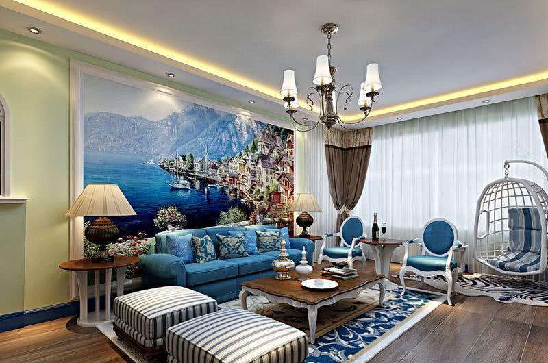 哈尔滨实创装饰打造观江国际110平清新地中海两居-15