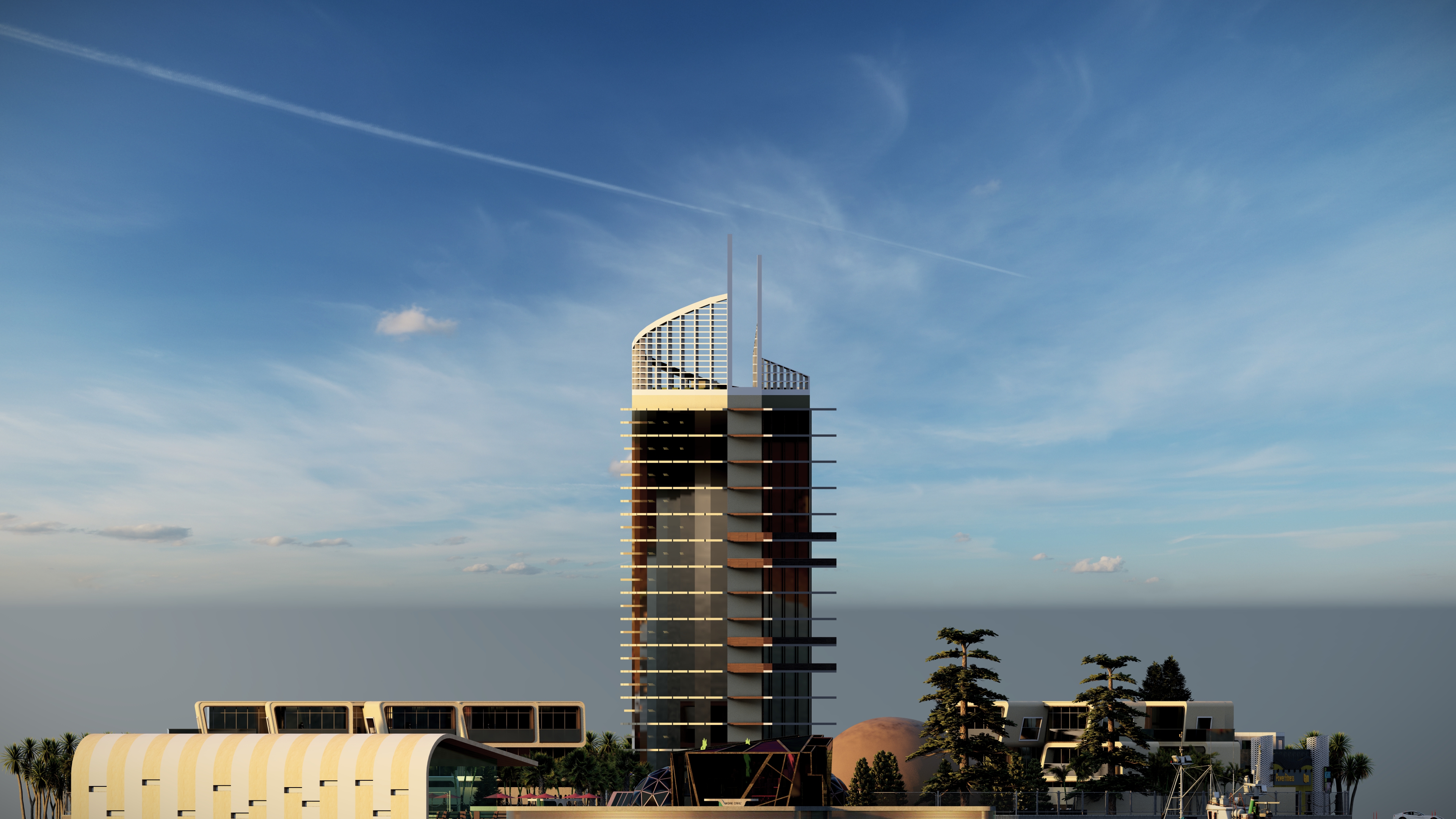 قريه سياحيه كامله علي مساحة 70 الف متر-7