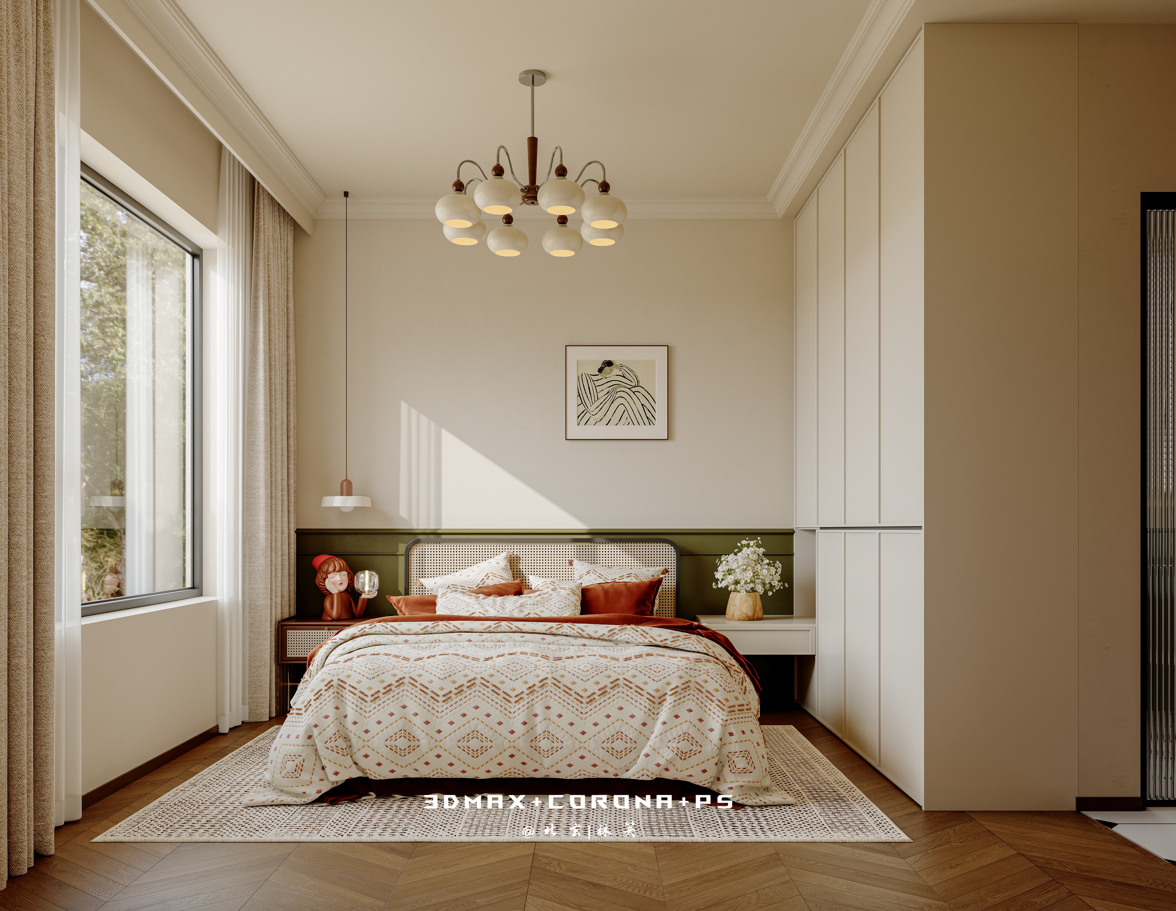 从旧时光里走来的家，中古风美学的沉浸式体验-5