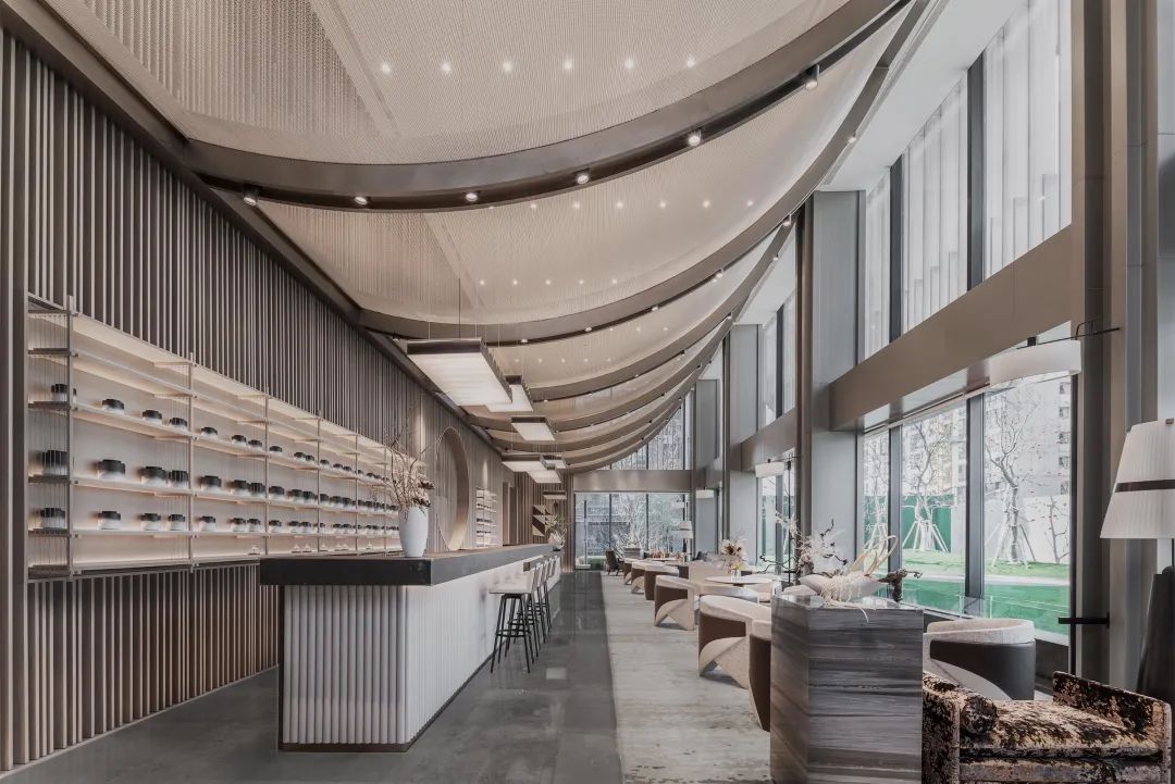 苏州万科·江上雅苑售楼处 | 东方雅奢美学典范-14