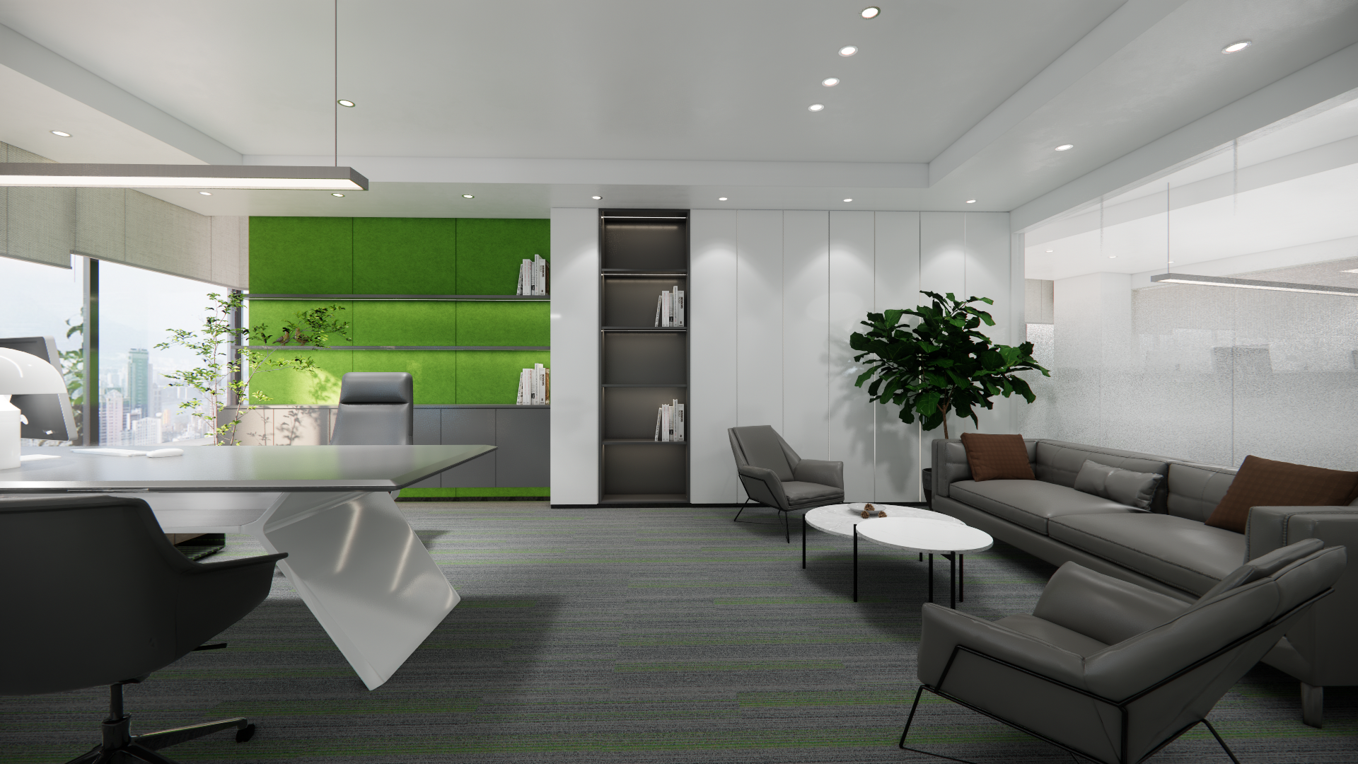 企业办公改造设计  标准办公层-15