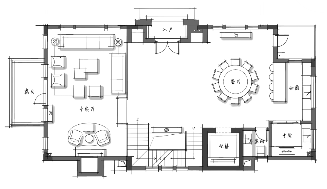成都牧马山蔚蓝卡地亚 600㎡独栋空间设计-53