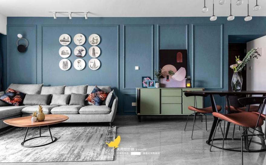 冷调复古混搭风,空间利用更优化-8