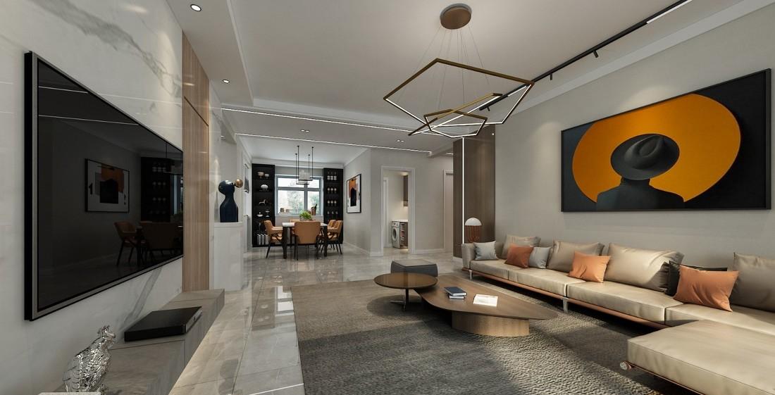 现代轻奢风家居设计，打造空间通透性与互动性-4