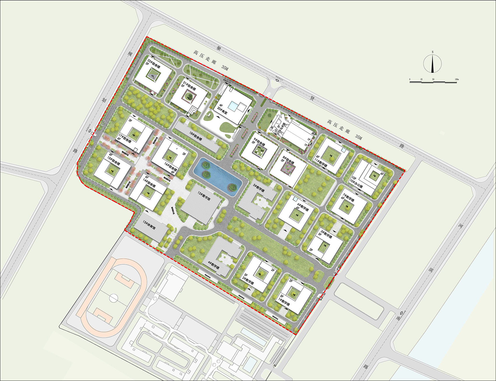 烟台城市科技职业学院二期2丨中国烟台丨北京超城建筑设计有限公司-30