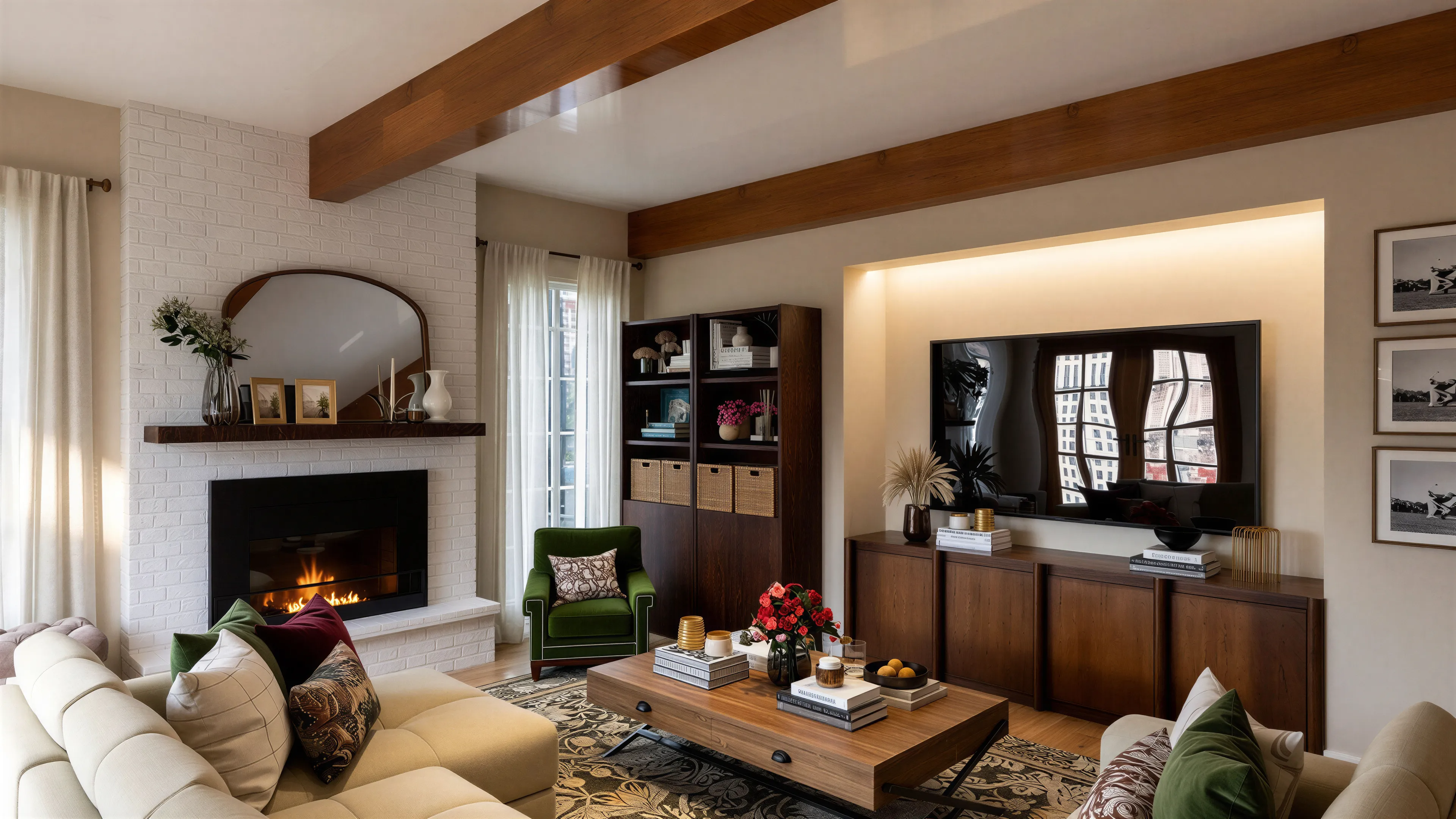 Modern Transitional | Living Room-6
