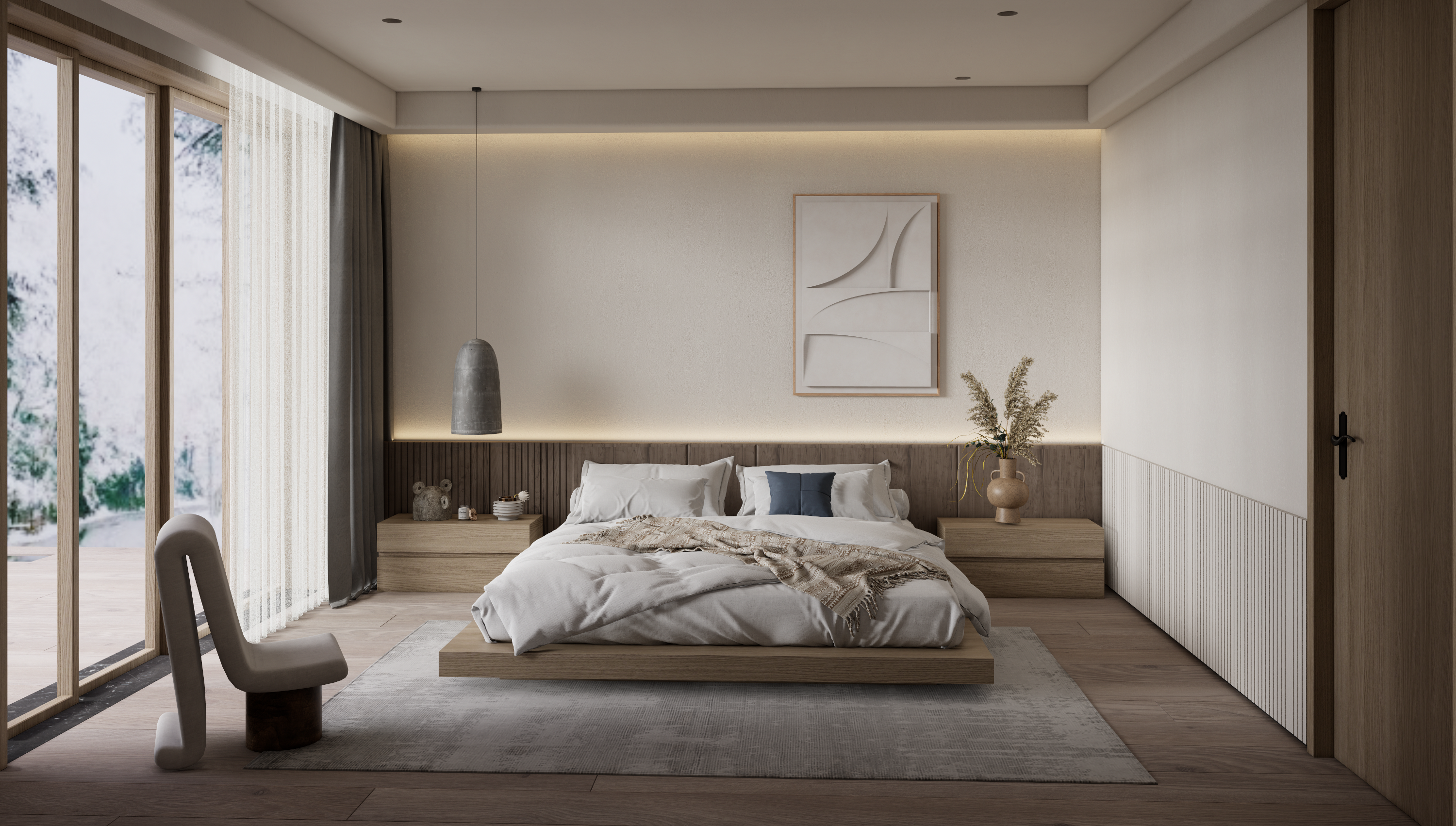 bohemian style for bed room-0