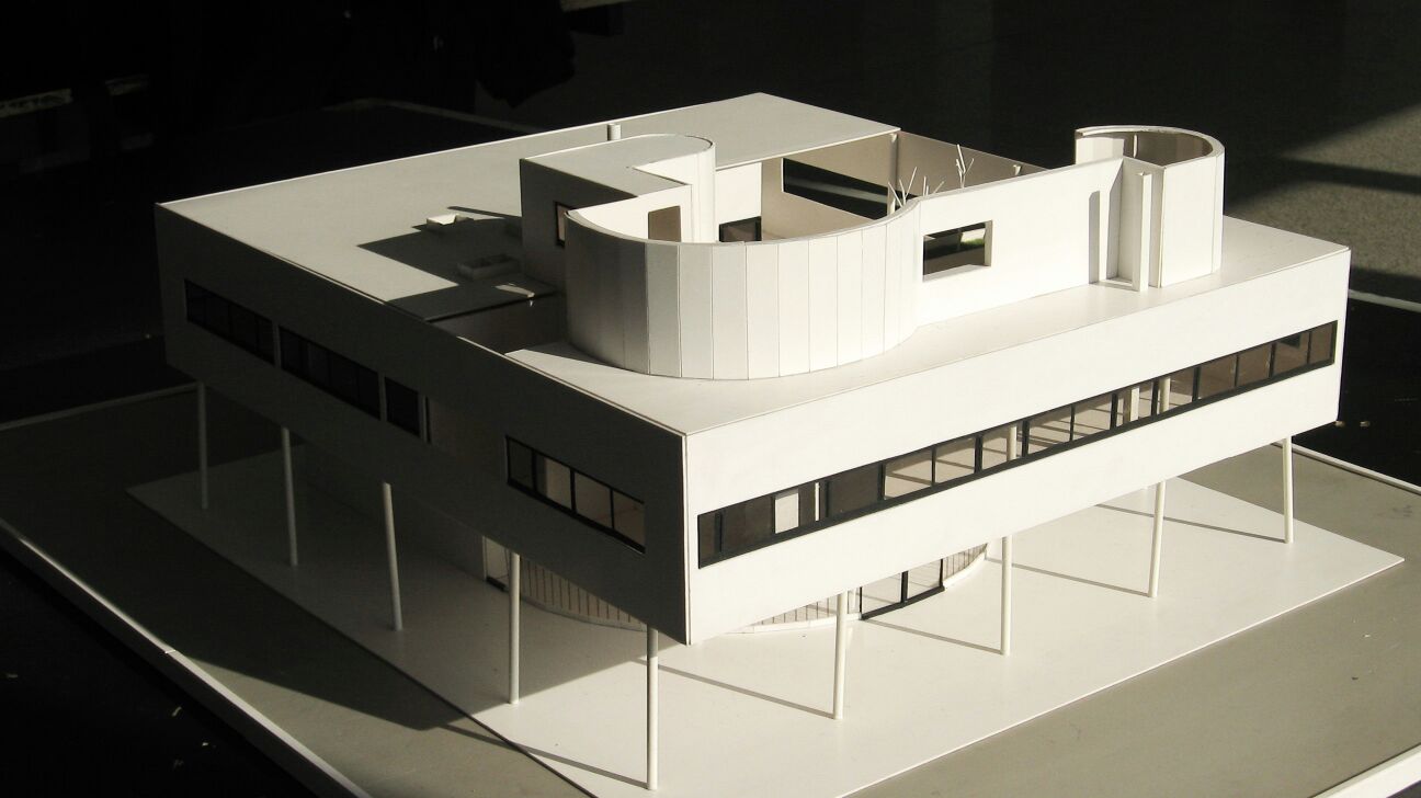 萨伏伊别墅模型制作-11