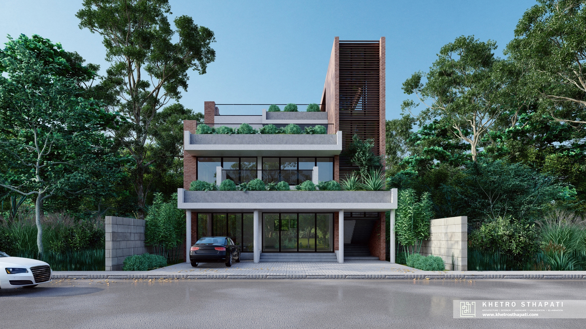 3 层住宅建筑设计丨MyanmarShan丨Khetro Sthapati-4