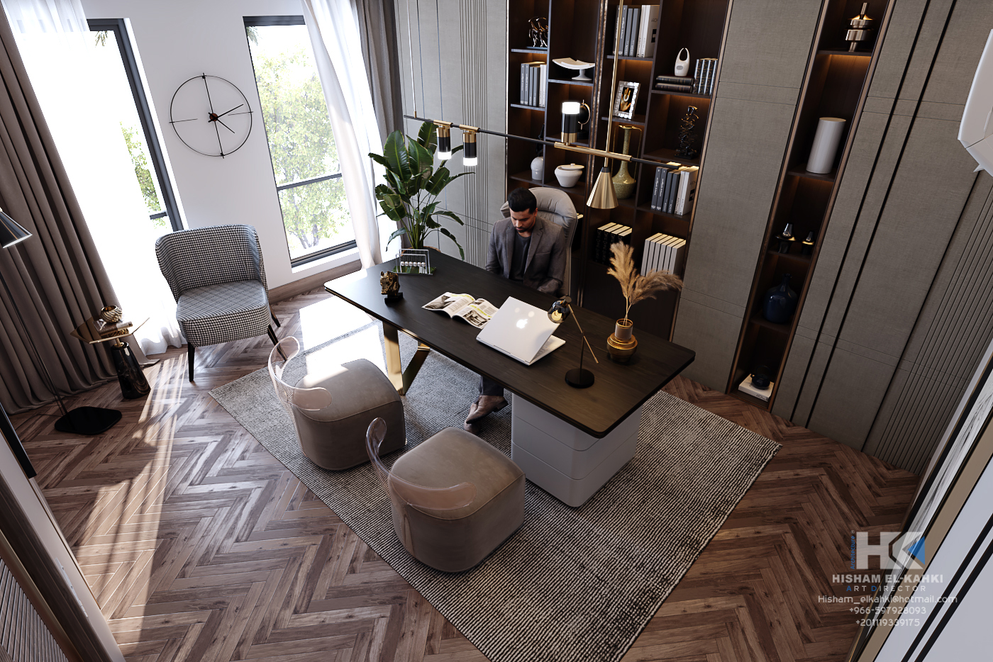 Modern Home Office Design-8