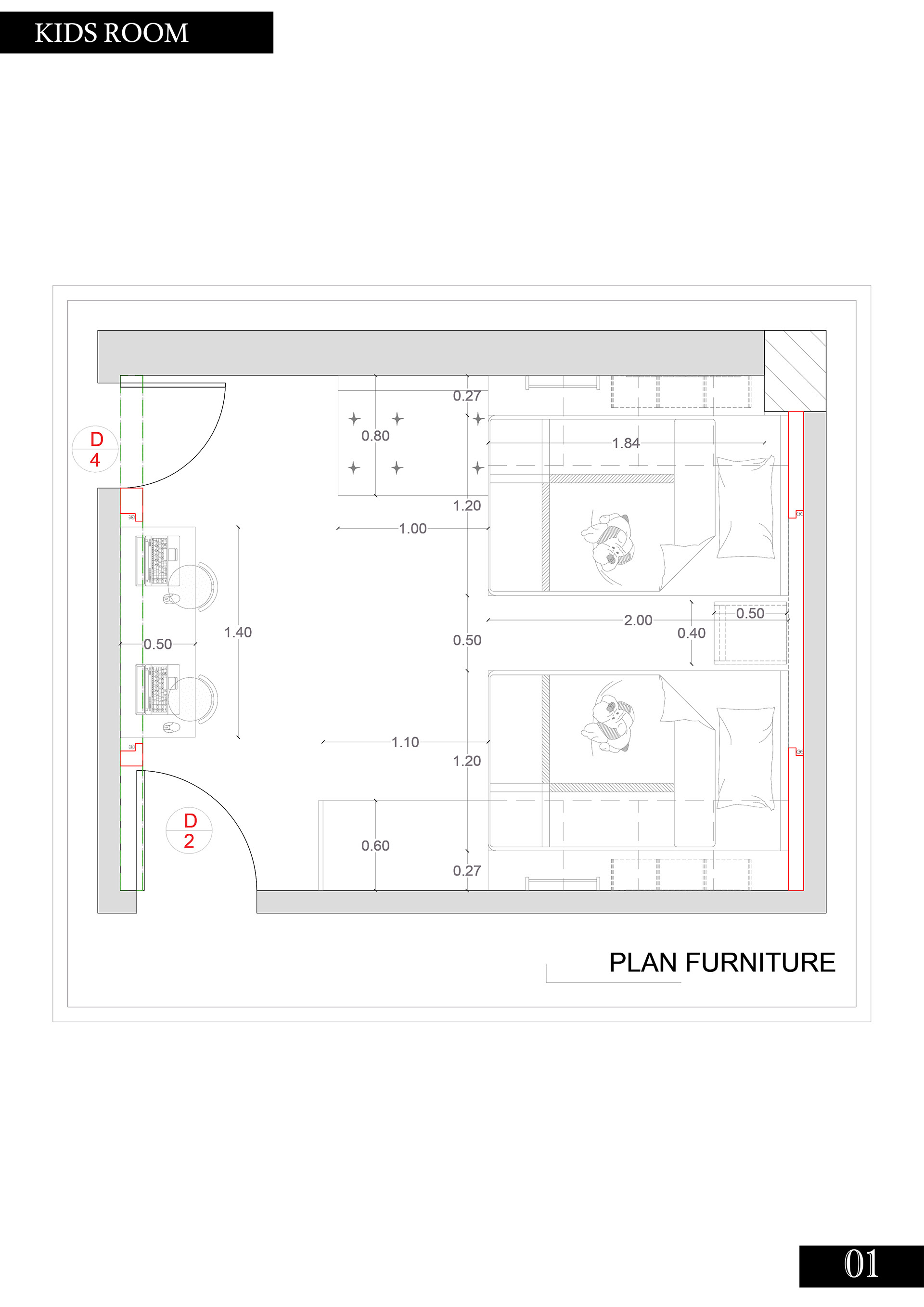 KIDS BEDROOM SHOPDRAWINGS-2