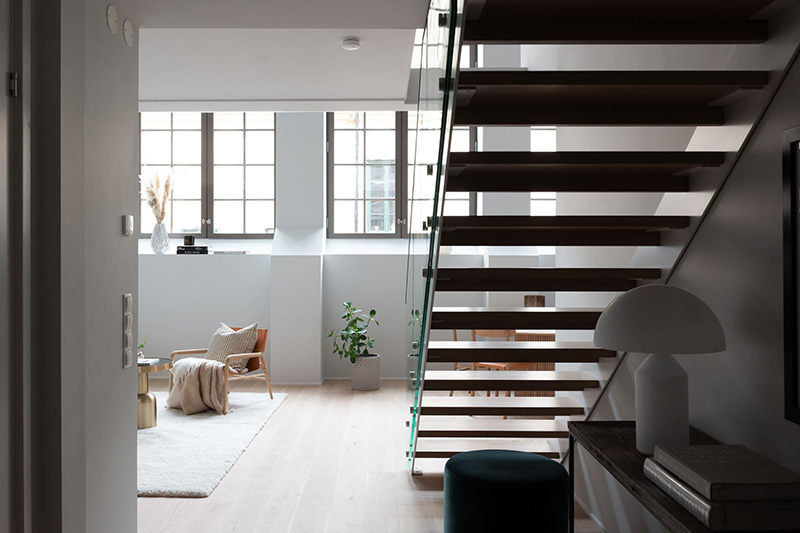 斯德哥尔摩百年体育馆改造成简约北欧风公寓-16