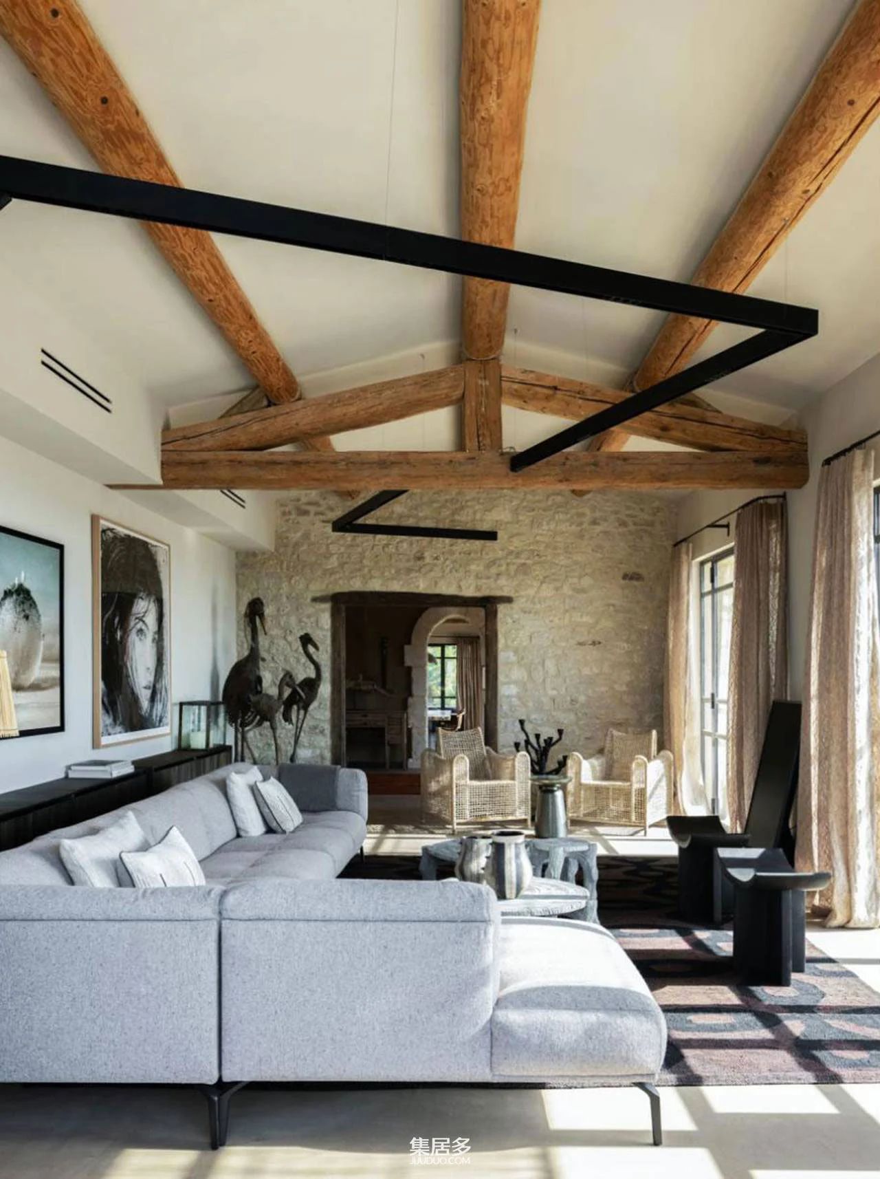 普罗旺斯山巅现代童话别墅丨法国-10