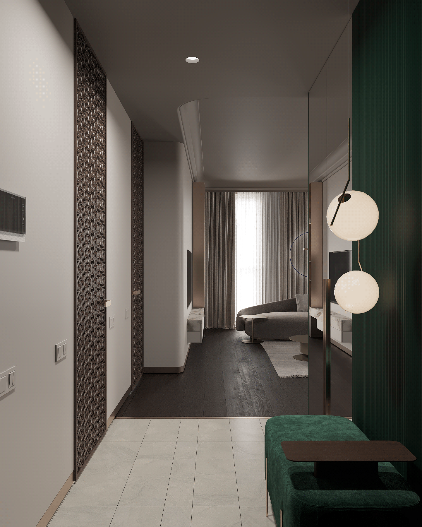 Architects residence apartment. Option 1-1