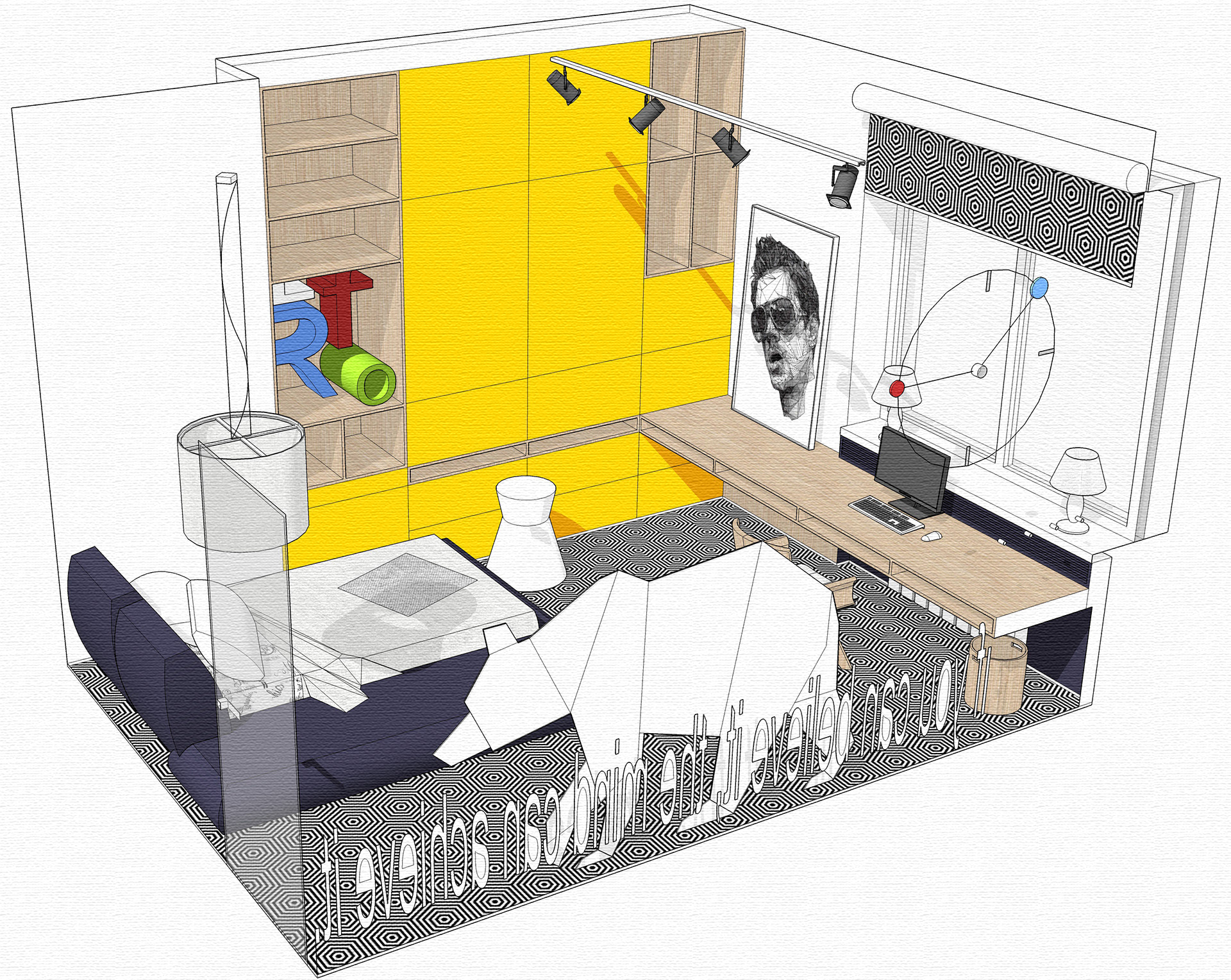 Portfolio. Interiors. Architecture of buildings.-79