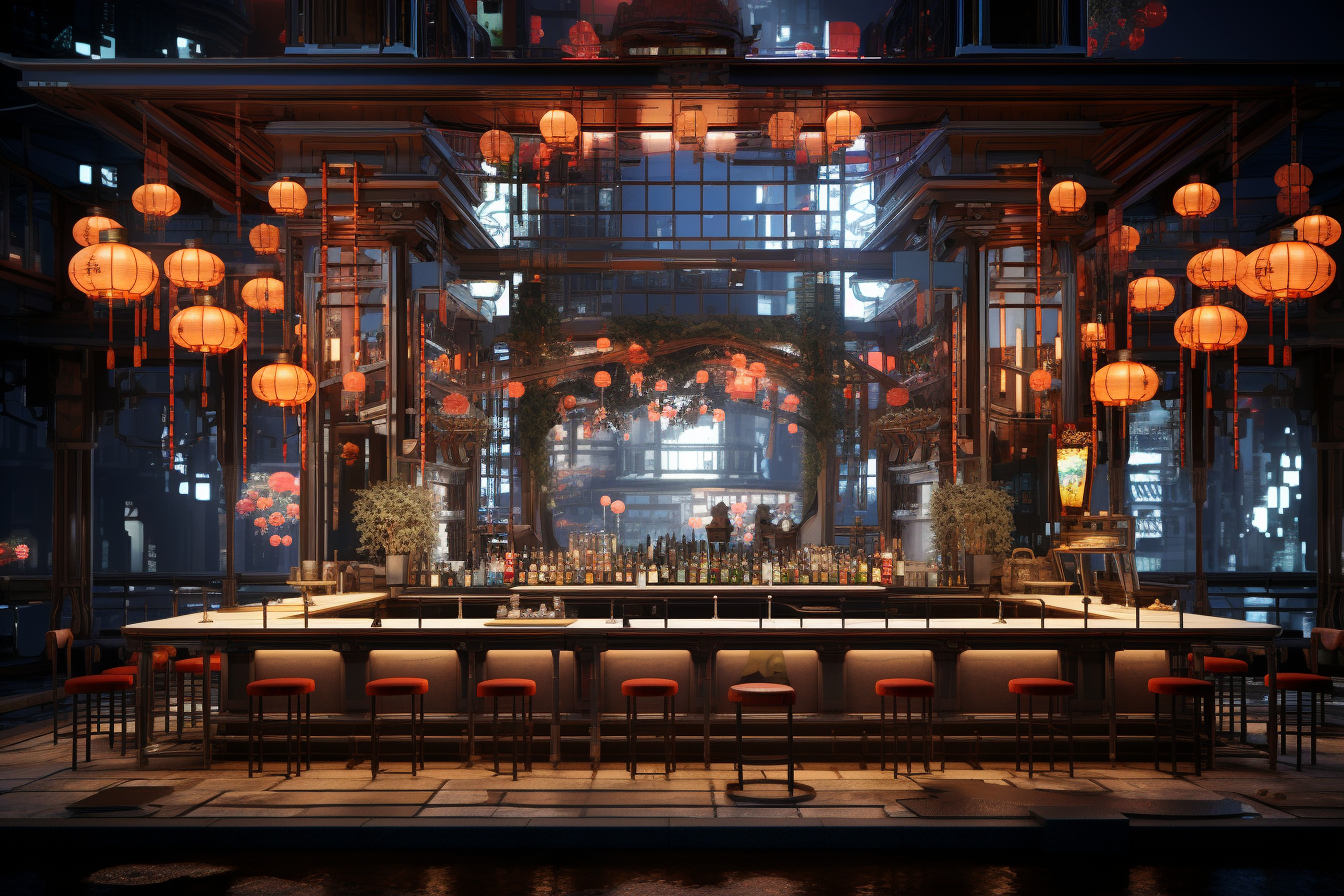 新中式吧台设计丨室内设计师-6