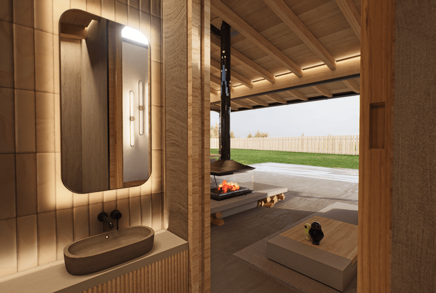 40 m² Relax House | Minimal Wooden Retreat-36