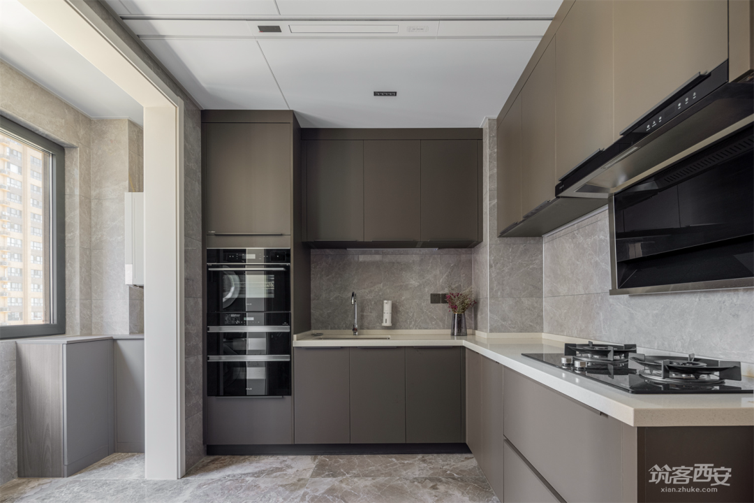 铜川荣耀壹品 · 撞色美式大平层设计丨中国铜川丨力创设计工作室-32