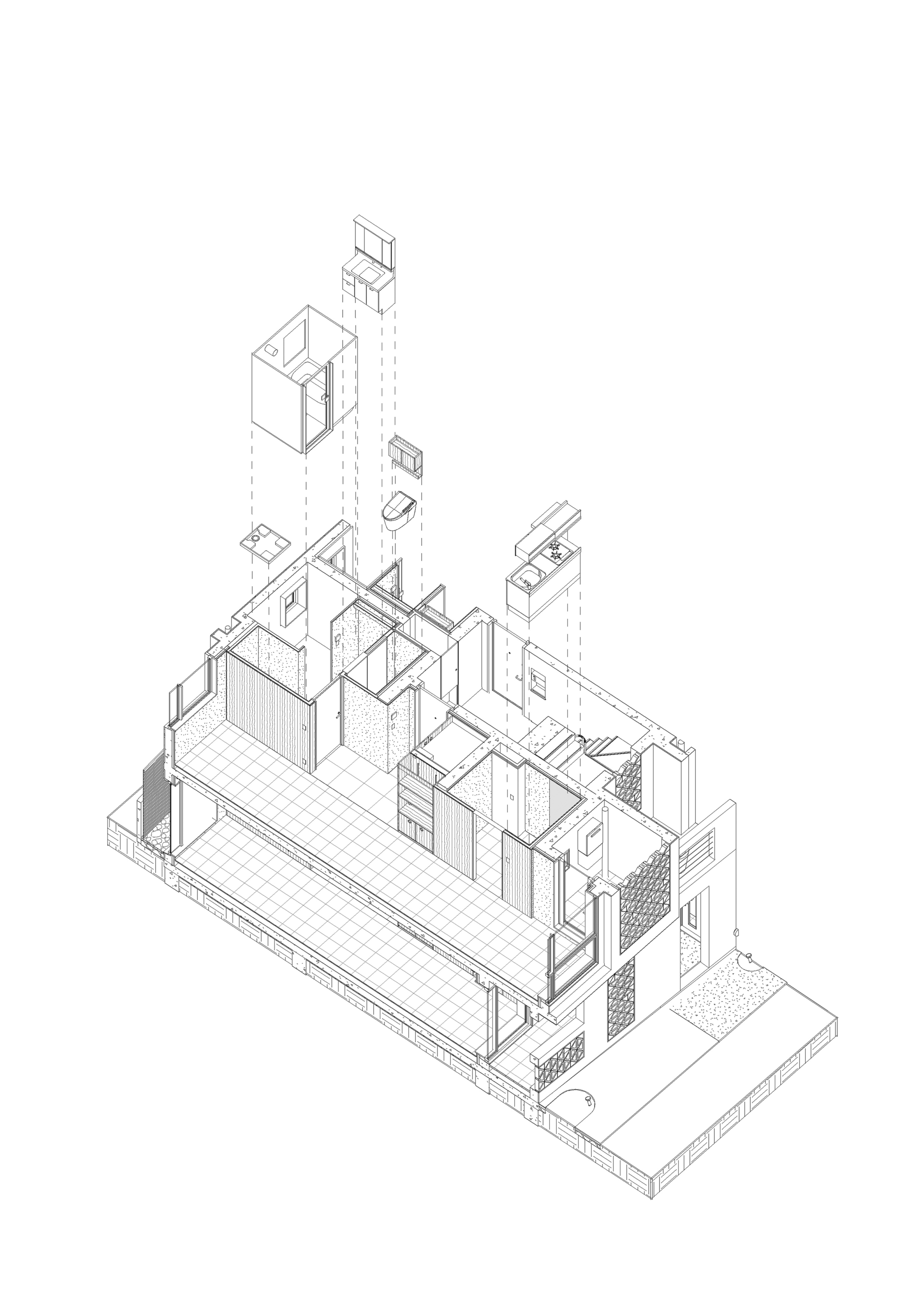 双叶庄公寓丨日本东京丨Masashi Miyamoto Architects,mmar-55