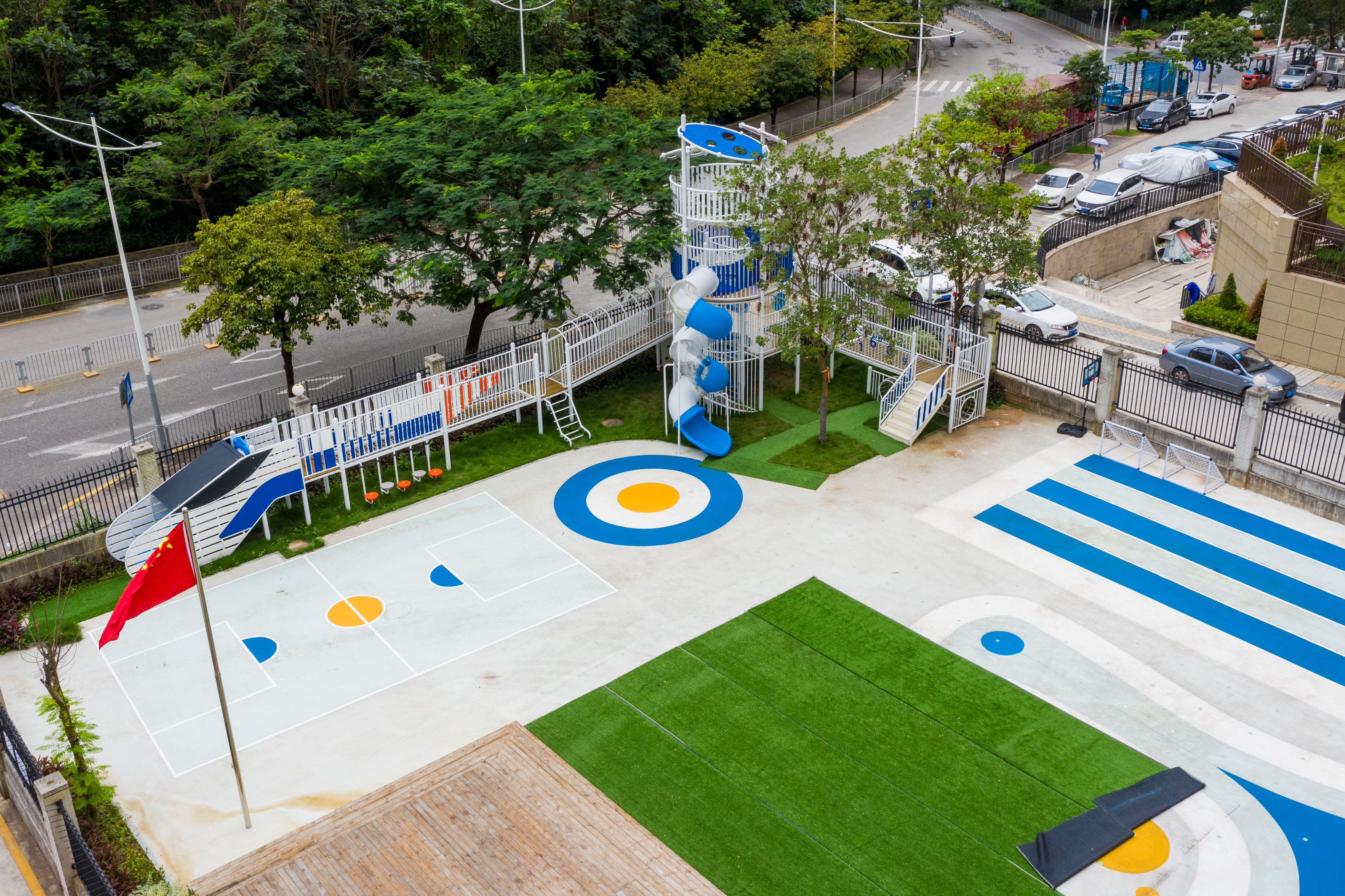 “高铁”主题户外游乐设计丨中国深圳丨深圳市宝荷欣苑幼儿园-26
