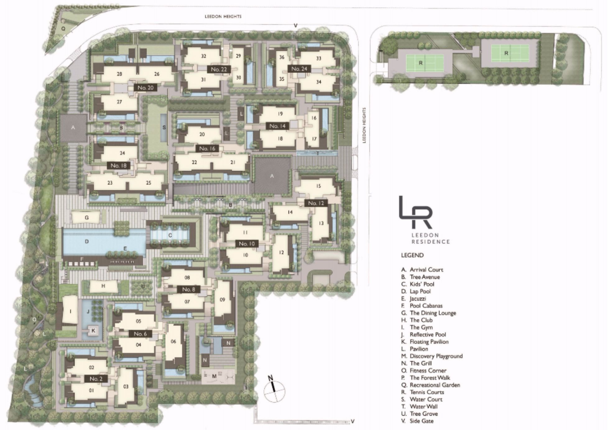 丽墩苑 | 新加坡豪宅的现代景观设计-6