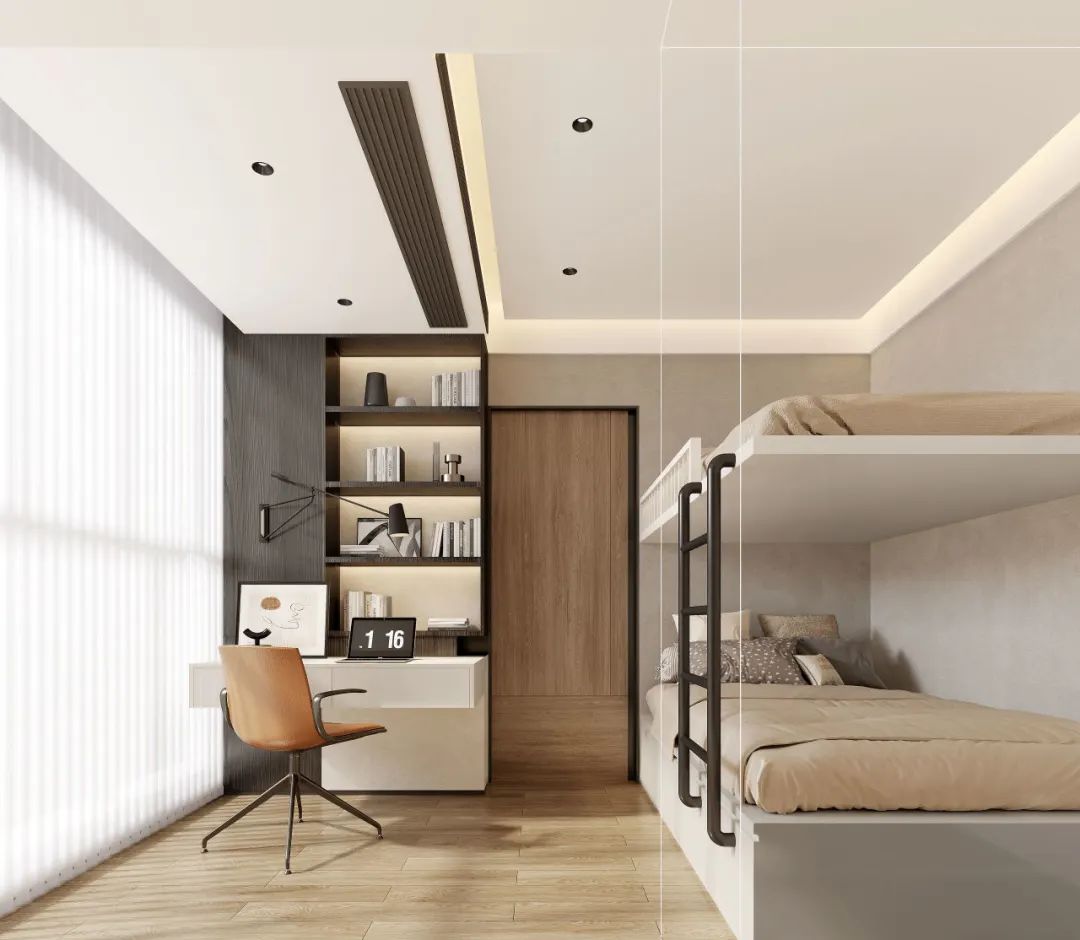 惠州江湾南岸 140㎡现代简约家居设计丨中国惠州丨TRID 添睿设计-48