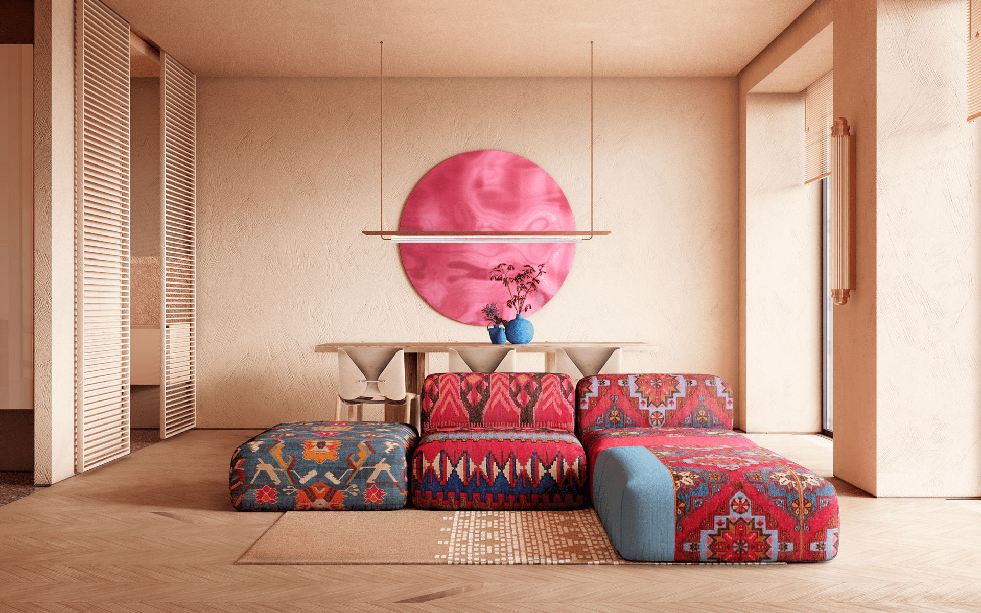 米色+黄铜色调 丰富的色调打造出不一样的居住空间-5