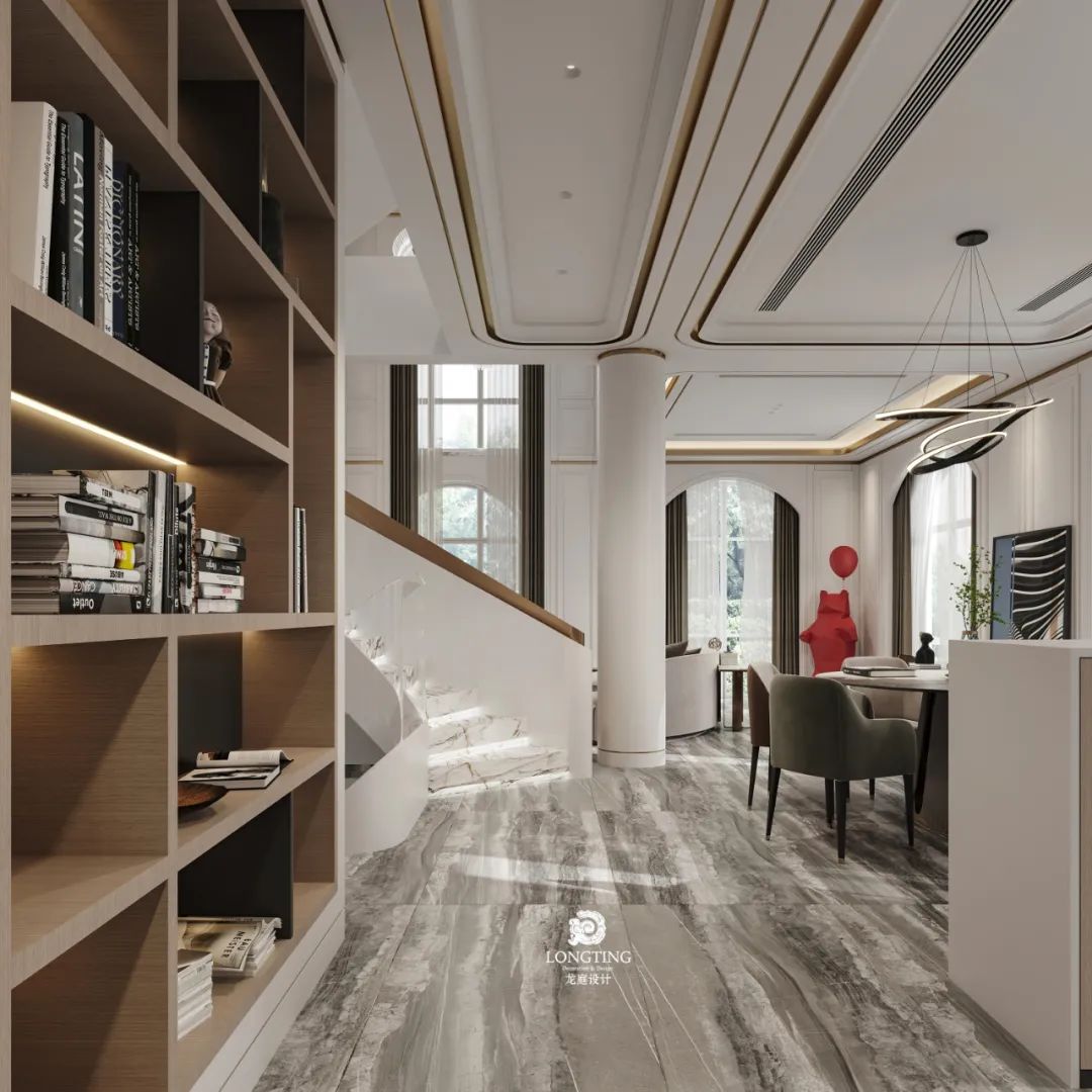 天澜湾现代轻奢艺术空间丨龙庭设计-37