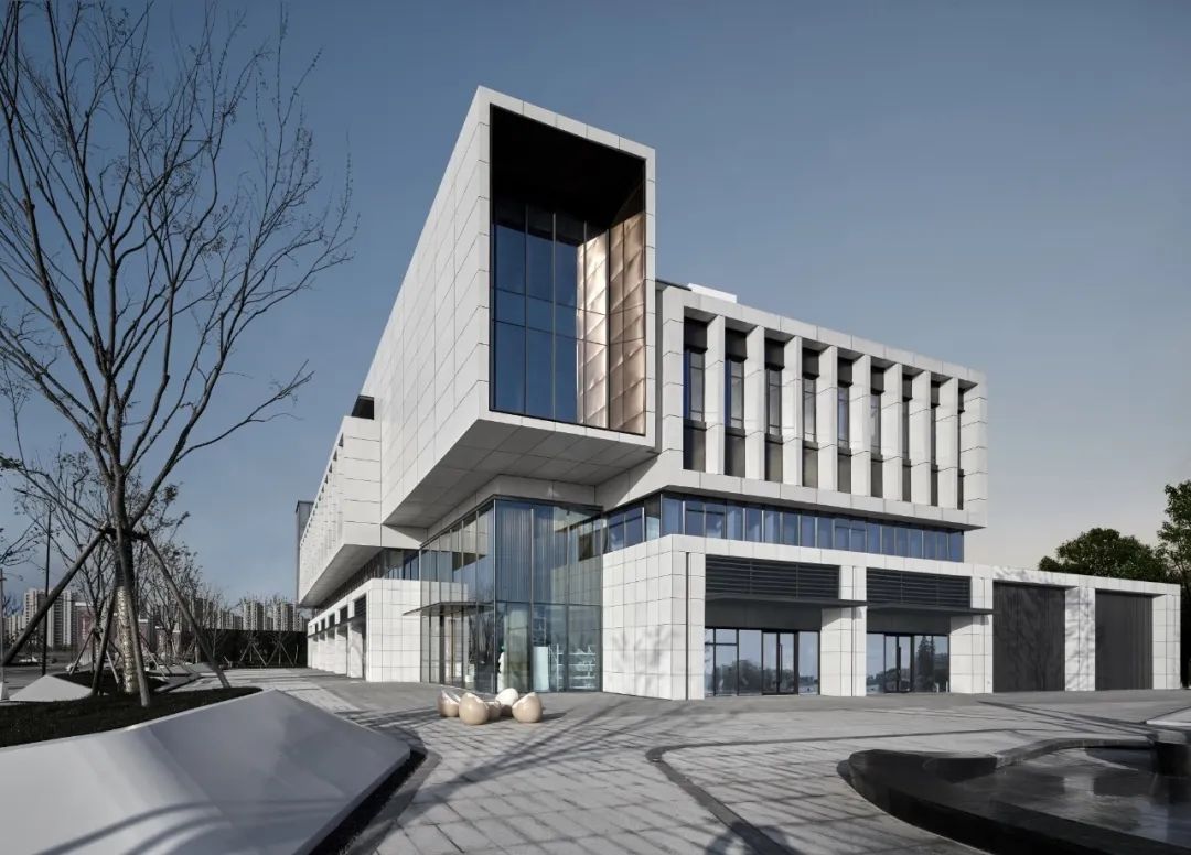  致逸设计丨嘉兴金地风华四海社区馆 建筑设计 丨中国浙江-25