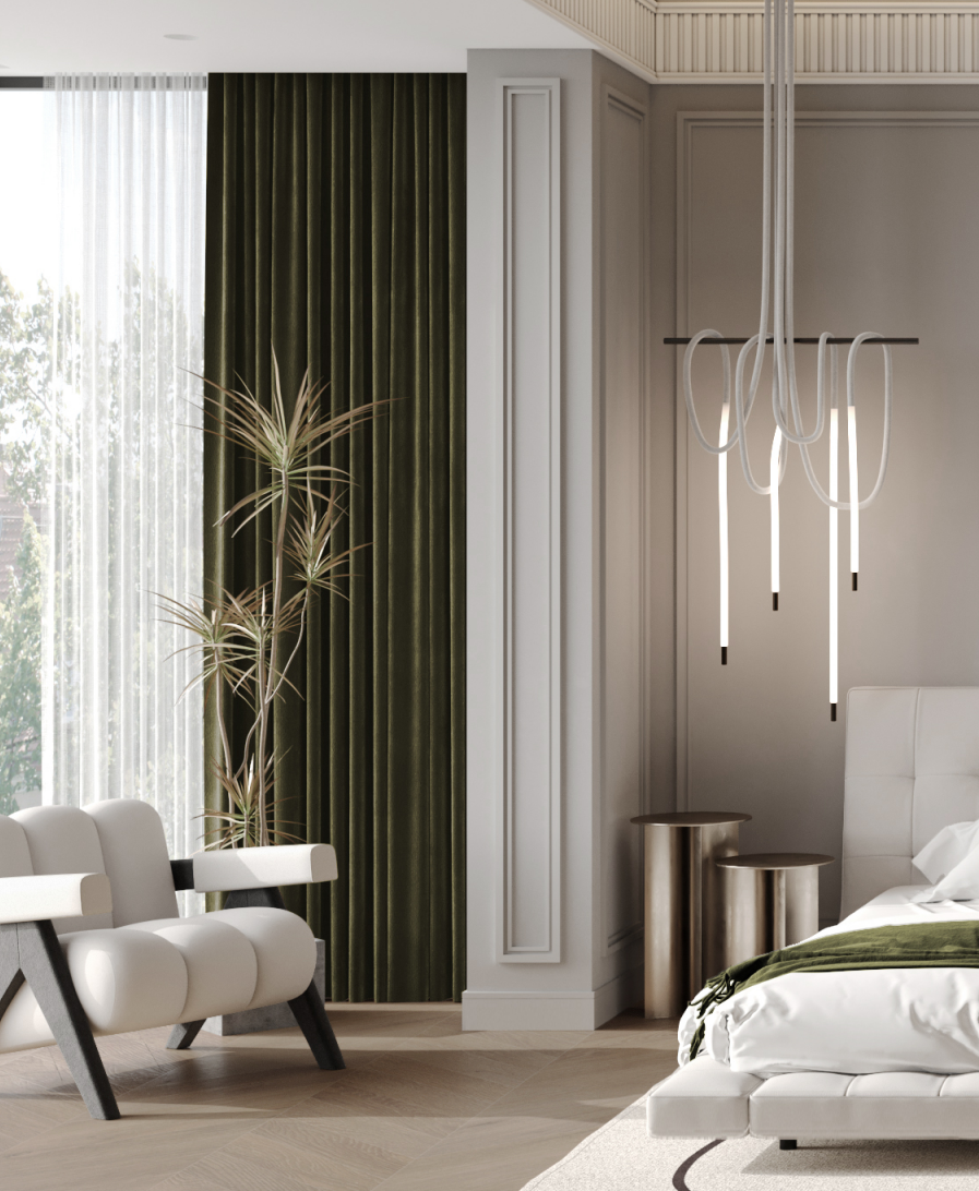 【微视设计&设计管家】长沙印长江360上叠别墅法式轻奢-10