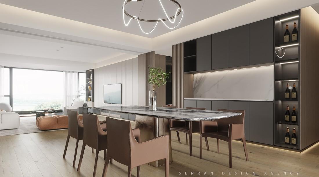 
申然设计 | 顺德万科水晶城220平私宅 -8