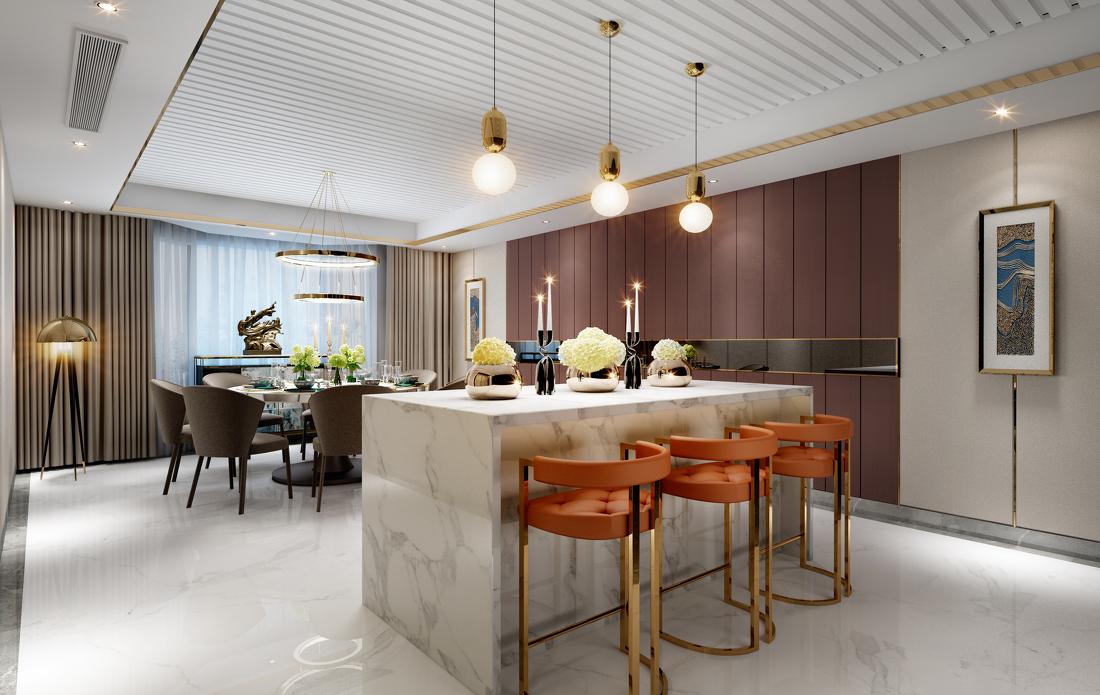 唯米设计 | 轻奢住宅,温暖奢华的美学空间-2