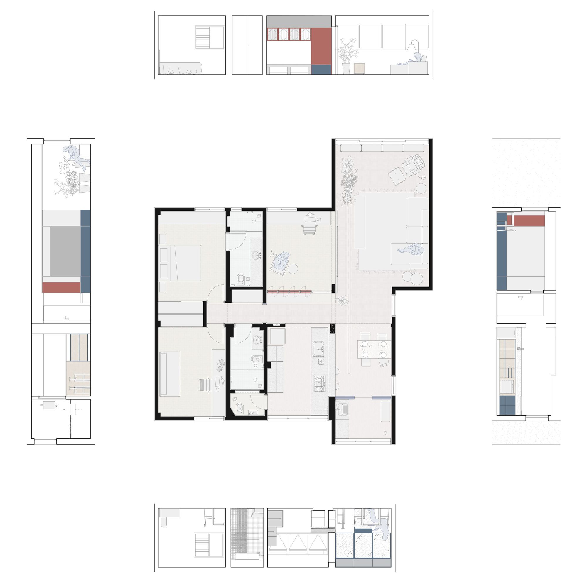 苏马雷济尼奥公寓丨Brazil丨Pianca Arquitetura-21