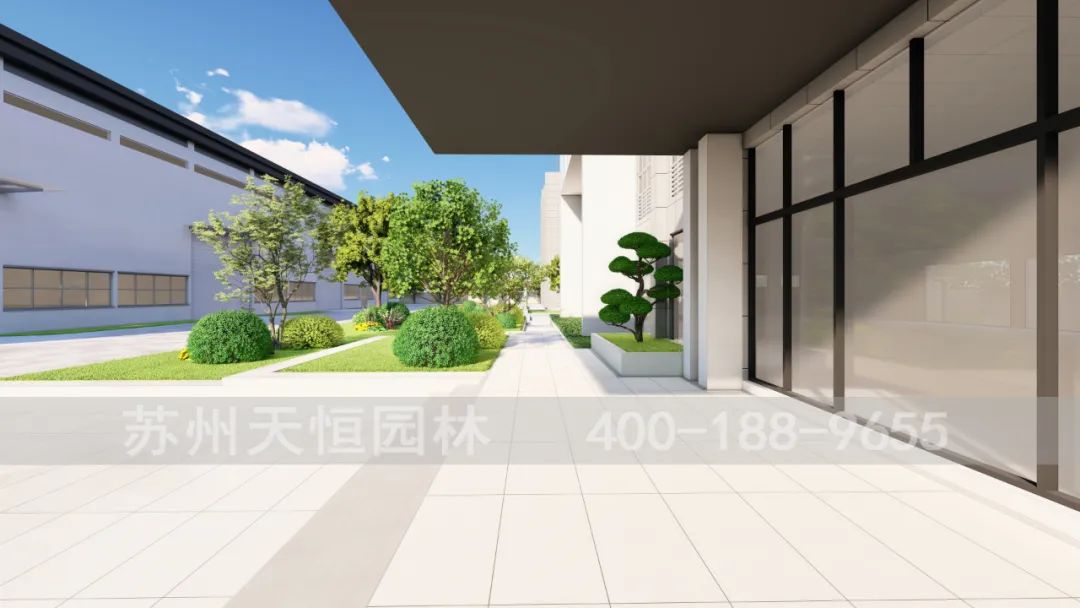 天恒园林|昆山厂区景观-30
