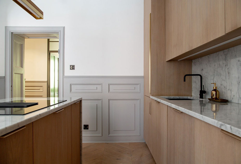 瑞典现代古典公寓的巧妙融合-16