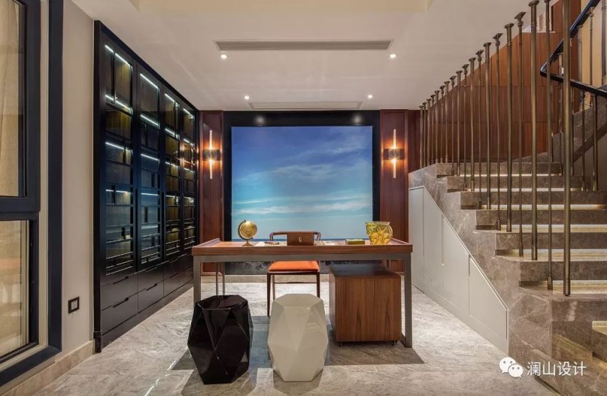 地下室华丽变身,蓝色魔力营造梦幻空间-37