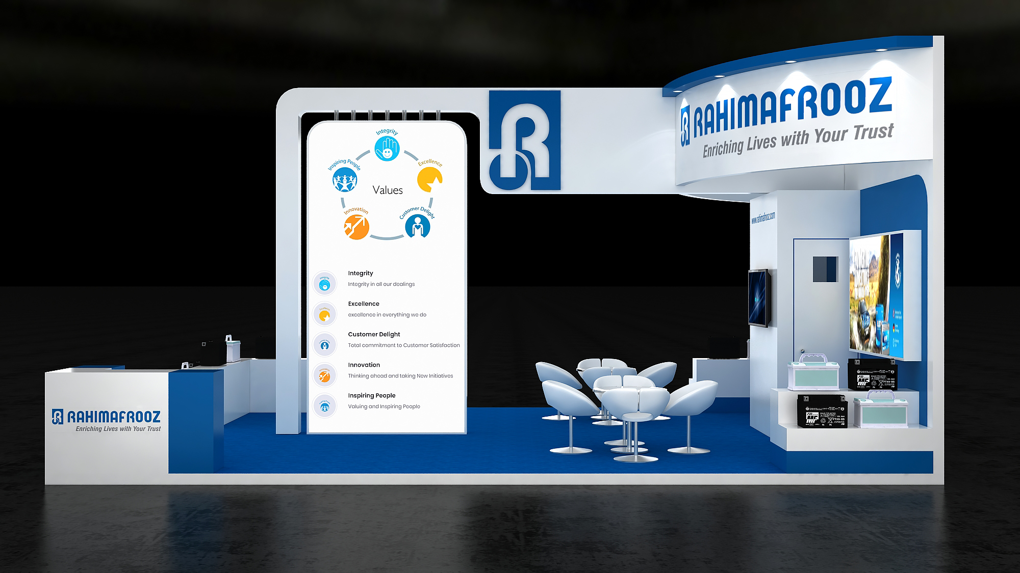 AUTOMACHANIKA2022 渲染真实场景丨RAHIMAFROOZ-3