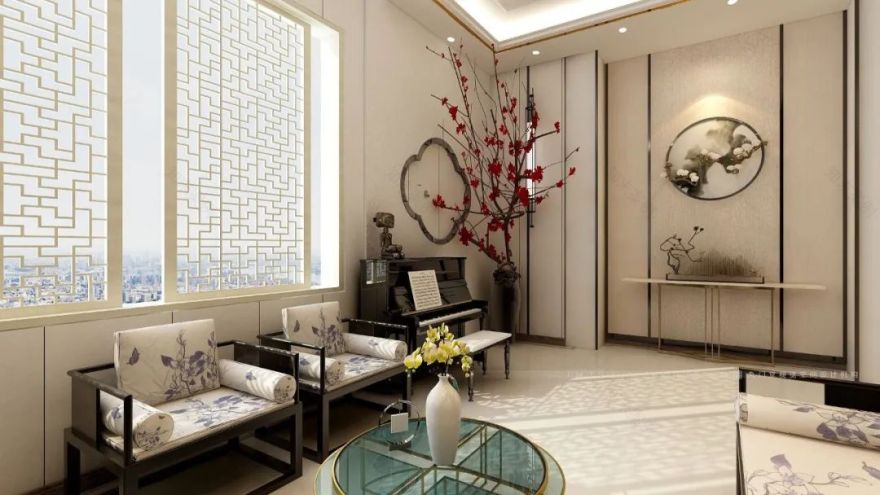 诗意新中式会所,温润儒雅的空间美学-15