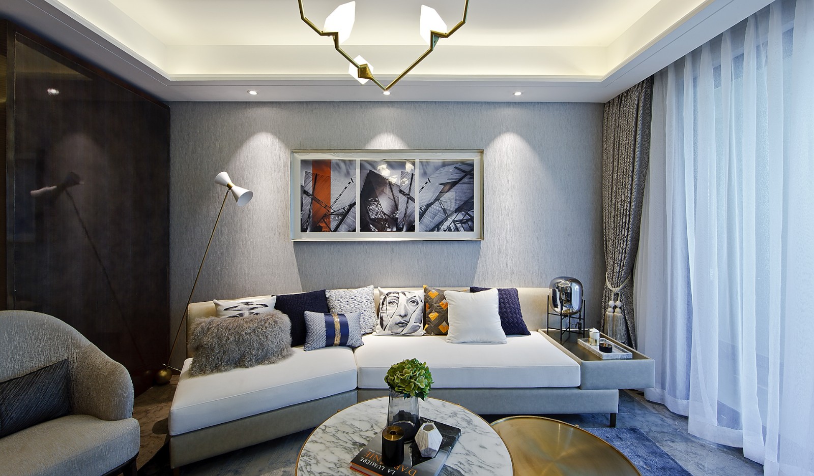 杭州招商春秋华庭 B 户型样板房空间摄影-7