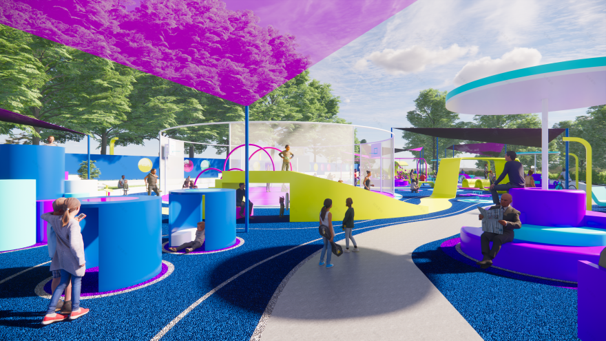 Waller Park(沃勒公园)包容性游乐空间-24