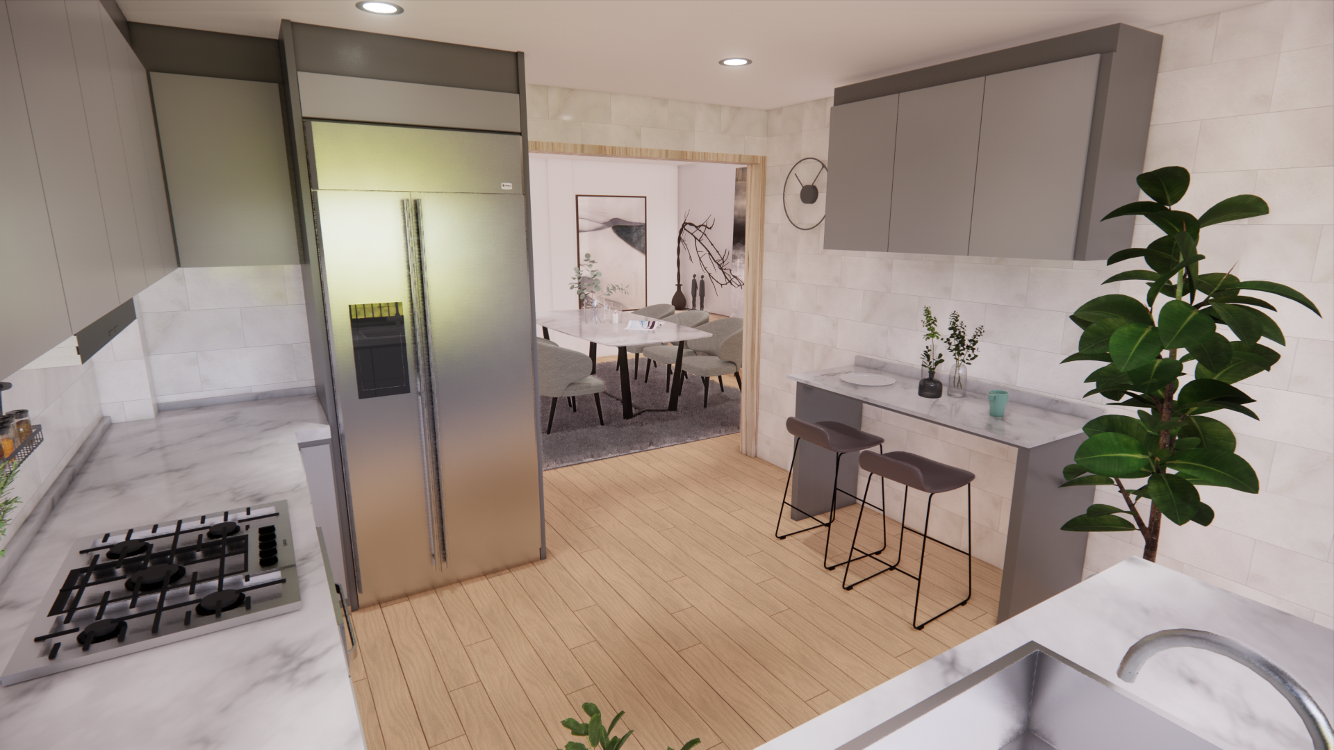 Residential/Commercial Building - 3D Modeling Project-22